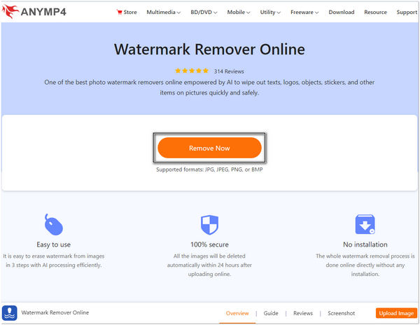 Watermerkverwijderaar online uploaden