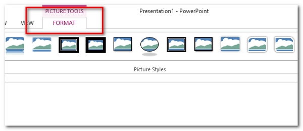 PowerPoint Redimensionar imagen Recortar herramientas de imagen