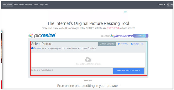 PicResize Afbeelding vergroten/verkleinen Selecteer afbeelding