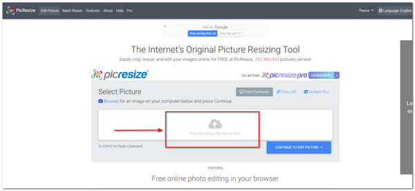 PicResize Fotoğraf Yükle