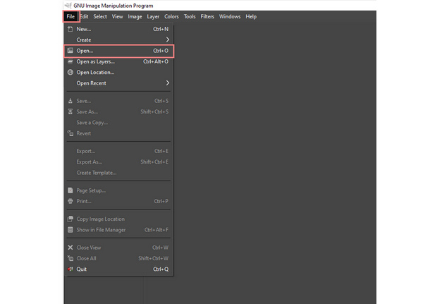 GIMP Image Denoising Select File