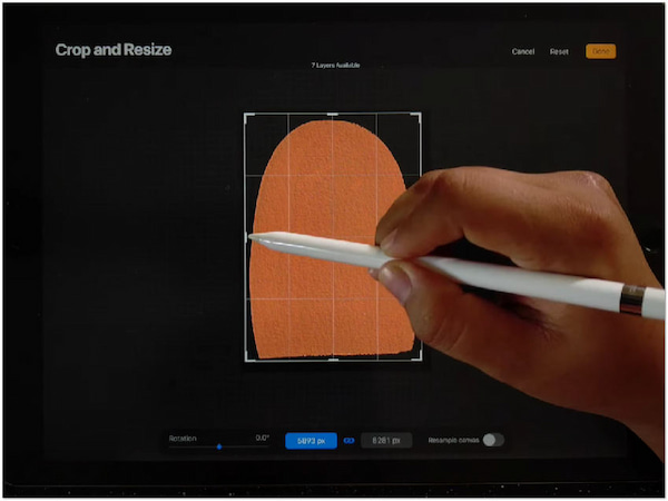 Tee tausta läpinäkyväksi Procreate Finalissa