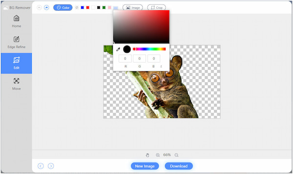Make Background Transparent with GIMP AnyMP4 Edit