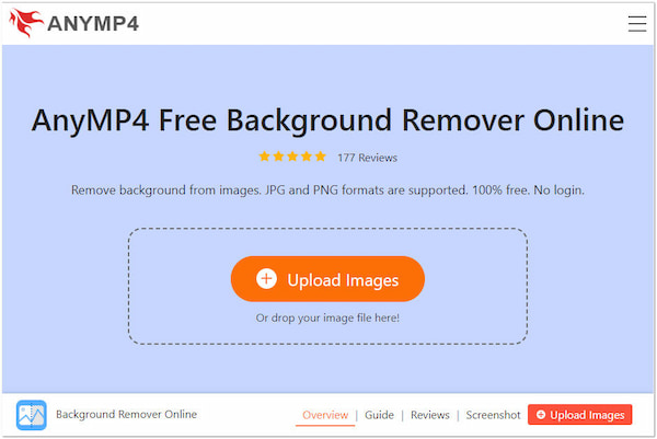Make PNG Background Transparent AnyMP4 Upload