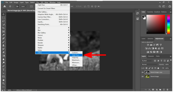 Photoshop High Pass