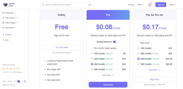 Neural Love Pricing