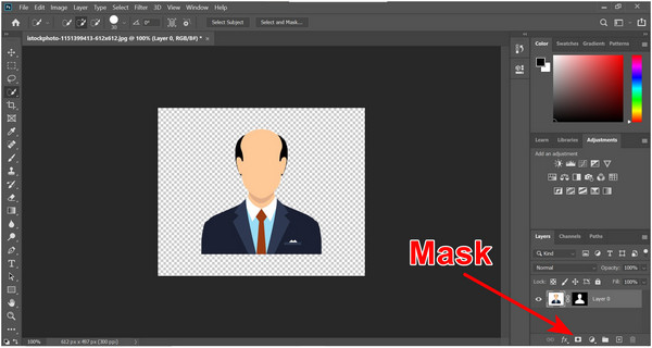 Photoshop-maskering