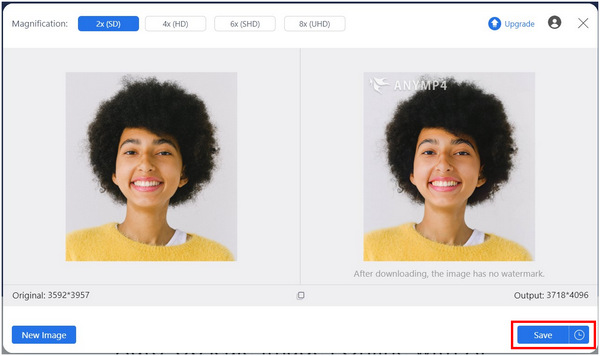 AnyMP4 Image Enhancer Online Spara