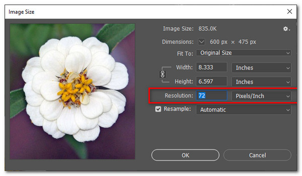 Adobe Photoshop Zvýšení rozlišení