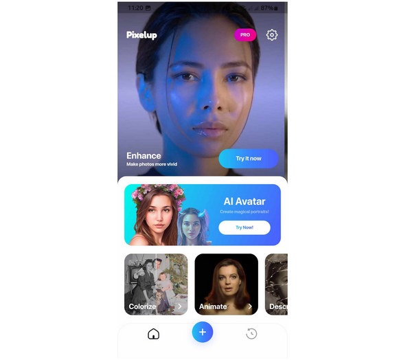 Pixelup Interface