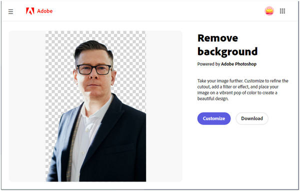 Remove Background from Image Online Adobe Customize