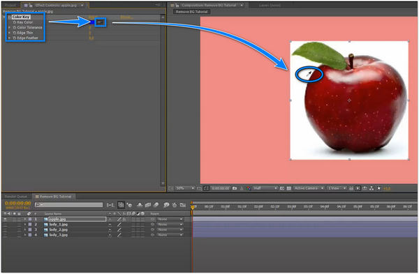 Remova o fundo do PNG After Effects