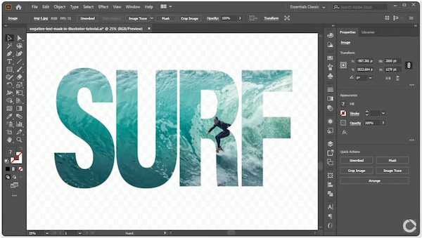 Save Image in Illustrator