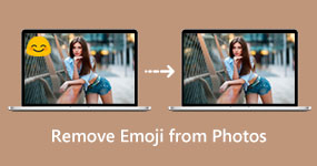 Quitar emoji de las fotos