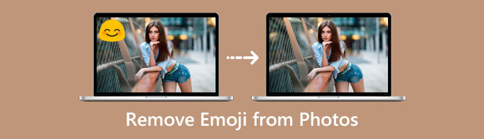 Remover emoji das fotos