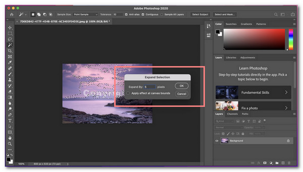 Adobe Photoshop Poista vesileima Photoshop Aseta arvot