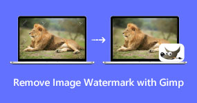 Odstraňte vodoznak obrázku pomocí GIMPu