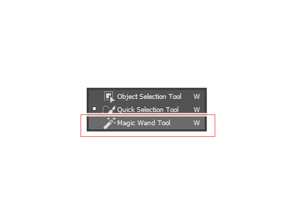 Adobe Photoshop 刪除文本選擇魔術棒工具