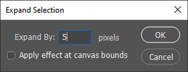 Adobe Photoshop Eliminar conjunto de texto Expandir