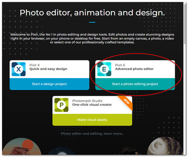 Pixlr Remove Watermark Klikněte na Start Photo Editing Project