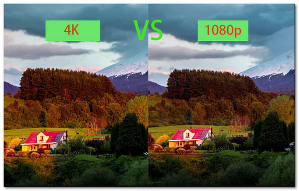 4K-bildjämförelse