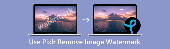 Use o Pixlr para remover a marca d'água da imagem