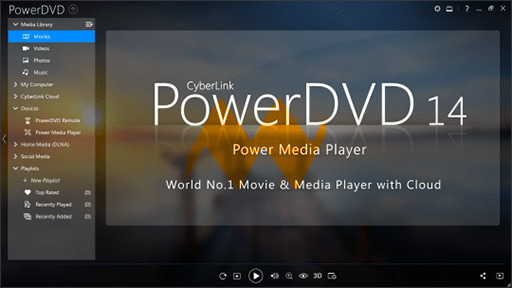 3D-videospeler zonder bril Power DVD