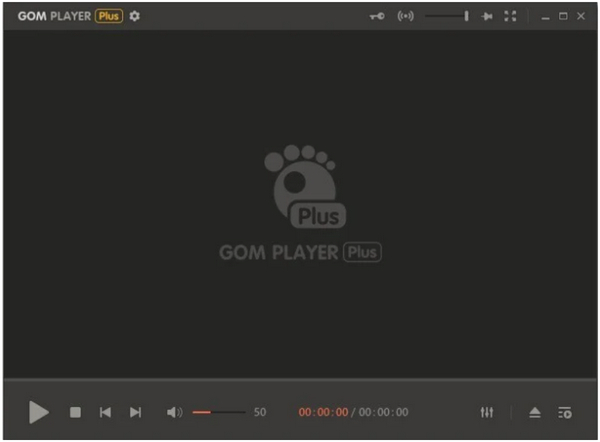 Gom Playerin käyttöliittymä
