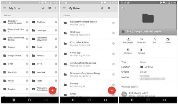 Android için Google Drive