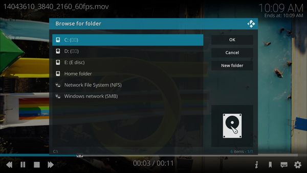 Kodi HEVC Player