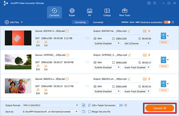 Convert Dat To Mp4 In Anymp4
