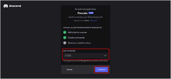 Discord Adicionar ao servidor