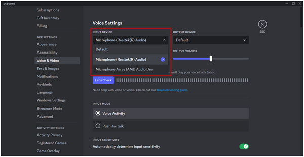 Discord Input Device