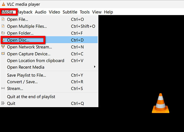VLC Open Disc