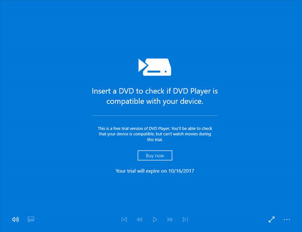 Windows DVD přehrávač