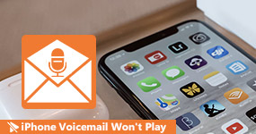 iPhone Voicemail kommer inte att spela