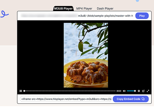 HLSPlayer Net M3U8 Player