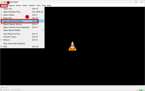 VLC Open Network Stream