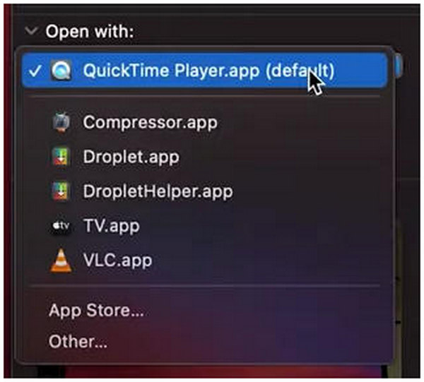 Definir lista de programas do Media Player padrão