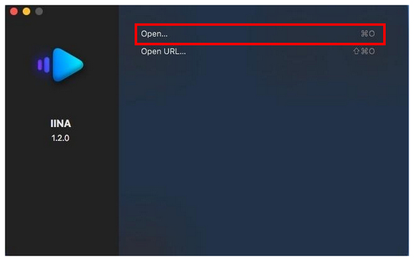 Iina Media Player Open Button