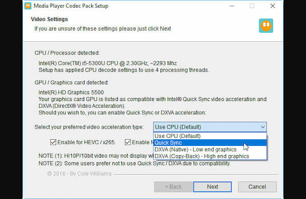 Media Player Codec Pack