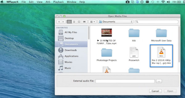 Spil MKV på Mac MPLayerx