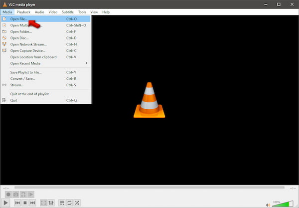 Open MOV In VLC