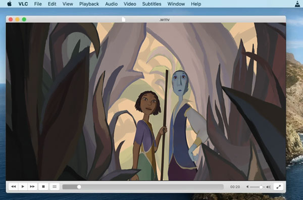 VLC Odtwórz plik WMV na komputerze Mac