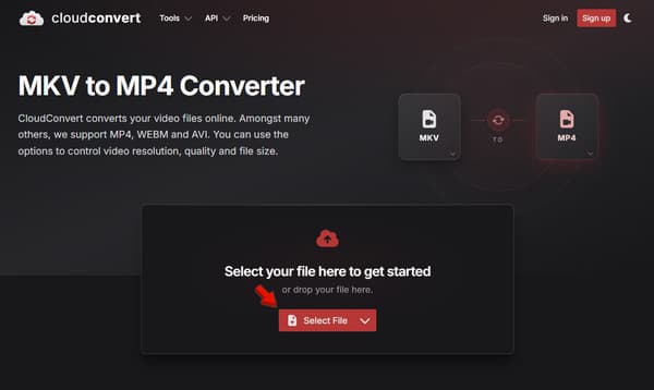 Load Mkv Videos In Cloudconvert