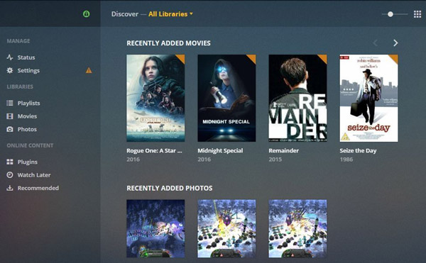 Streaming con Plex Media Server