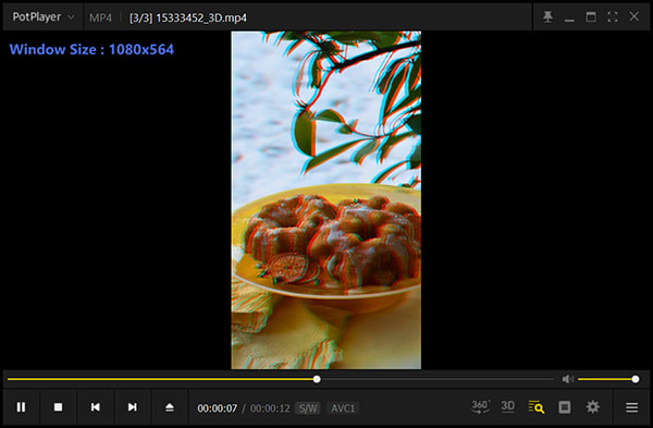 PotPlayer 3D Video Player