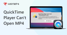 QuickTime Player Can't Open MP4