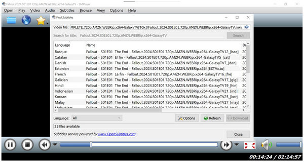 Smplayer Subtitle Downloader