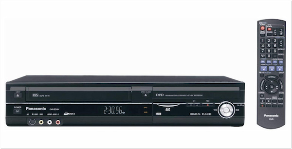 VHS DVD Player Panasonic
